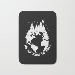 You Can Change The World Bath Mat