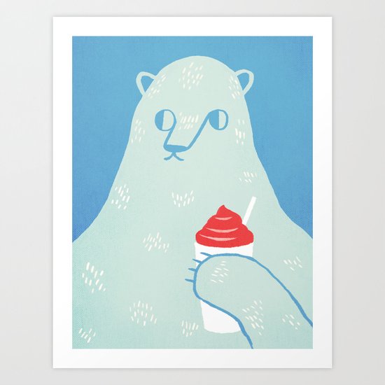 Polar Beverage Art Print