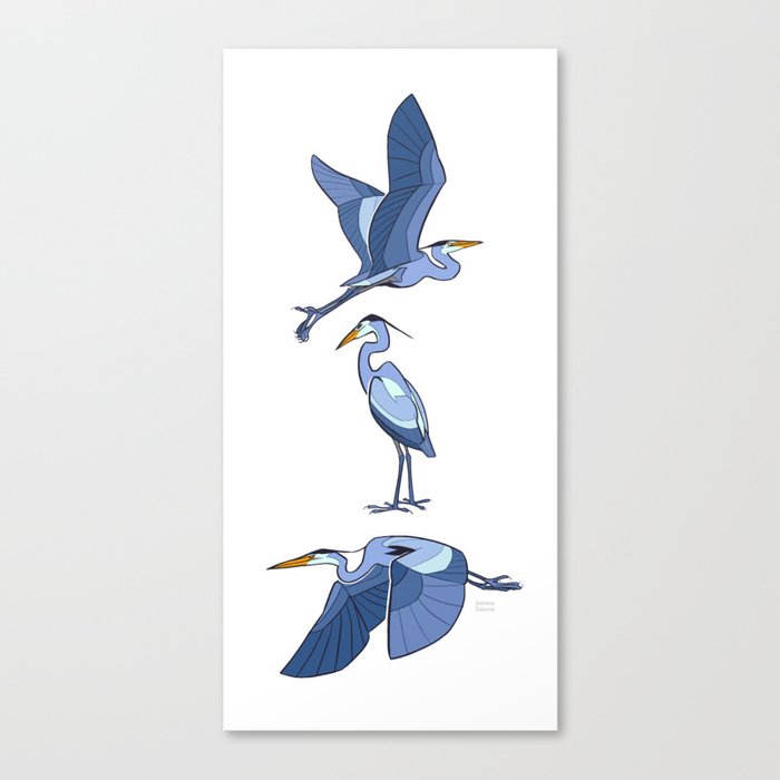 Heron Canvas Print