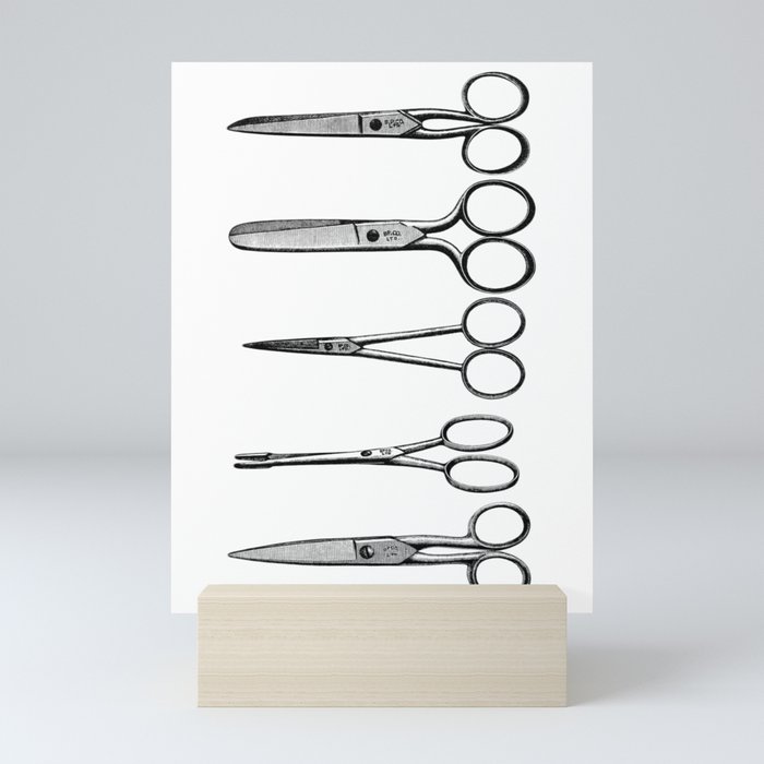 Vintage Sewing Scissor, 1894 Mini Art Print