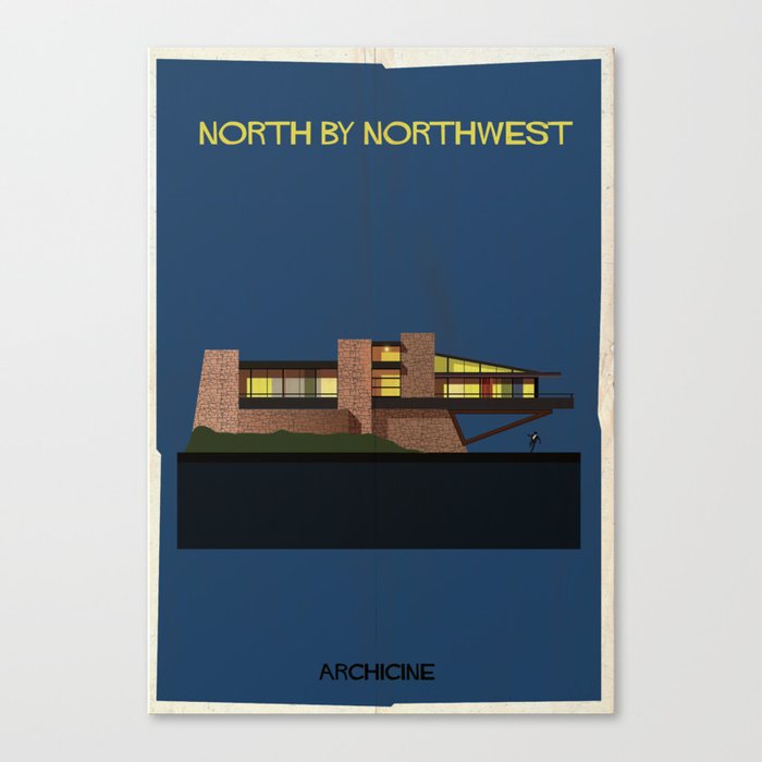 North by Northwest Directed by Alfred Hitchcock Canvas Print