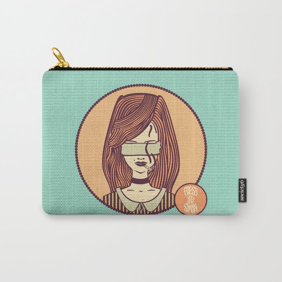 self-portrait (colored) Carry-All Pouch