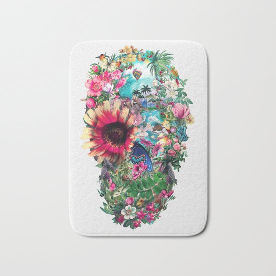 Summer Skull II Bath Mat