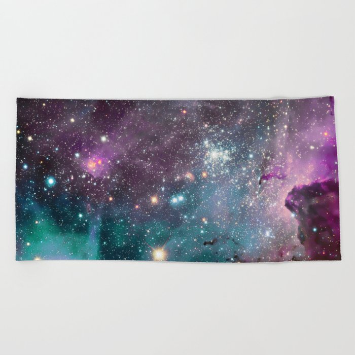Galaxy Seapunk Beach Towel By Mantrapop Society6