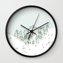 SKI Wall Clock