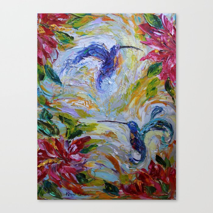 Hummingbird Dance Canvas Print