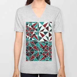 Decoration V Neck T Shirt