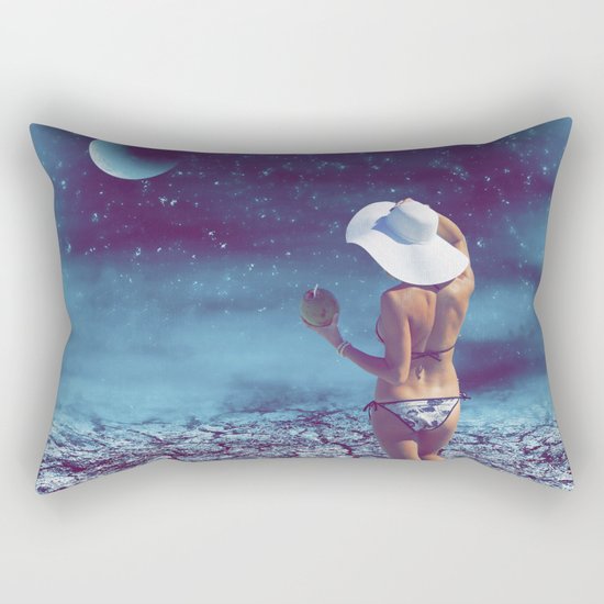 Blue Night Rectangular Pillow