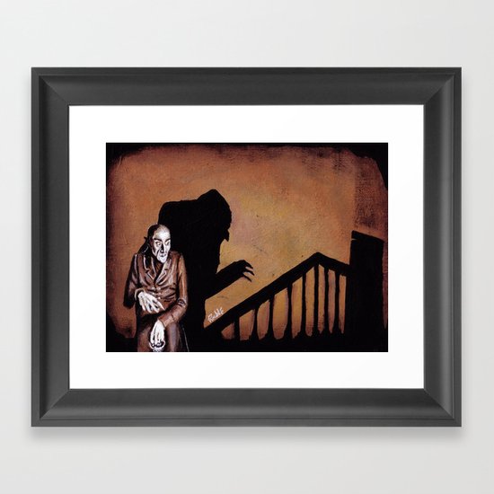Nosferatu - A Symphony of HORROR! Framed Art Print