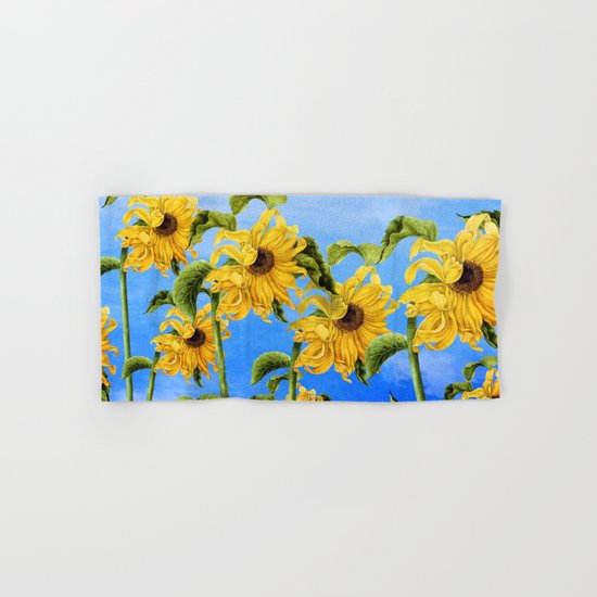 Where the Sunflowers Grow Hand & Bath Towel