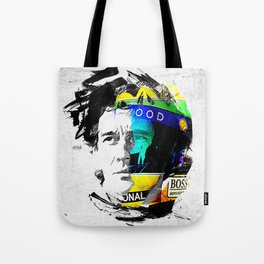 Ayrton Senna do Brasil - White & Color Series #4 Tote Bag