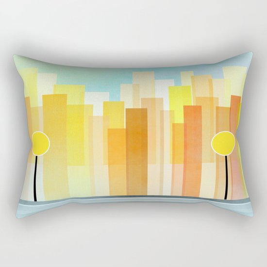 Metropolis Rectangular Pillow