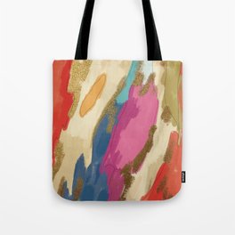 Bark Colorful Abstract Tote Bag