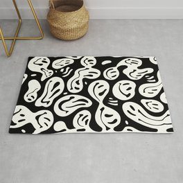 Ghost Melted Happiness Area & Throw Rug