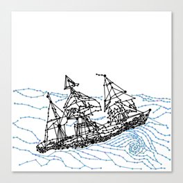 the Boat Canvas Print