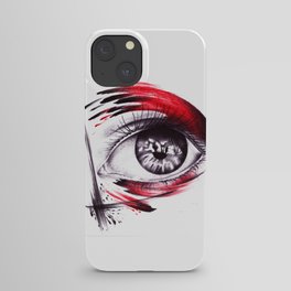 Trash Polka Eye iPhone Case