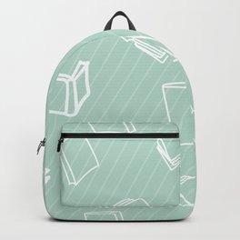Hand Drawn Pattern with Books Backpack