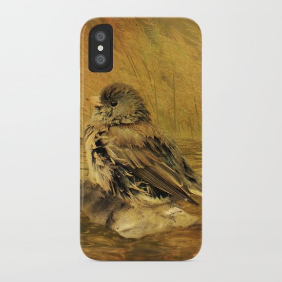 The Bathing Junco iPhone Case