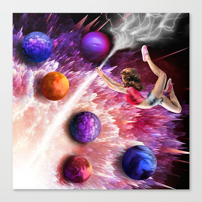 Creation at Her Fingertips Canvas Print