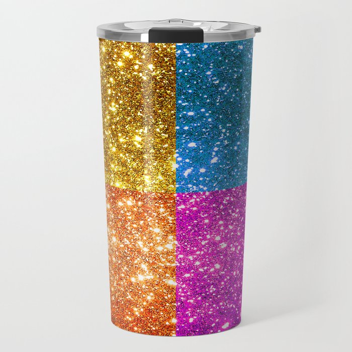 Glitter Trendy 4 Colors Collection Travel Mug