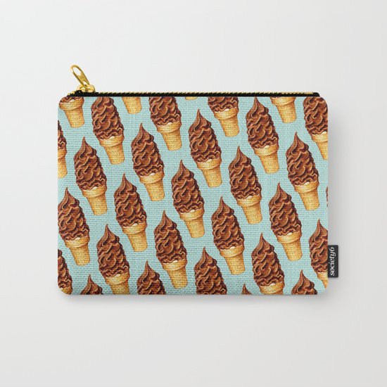 Ice Cream Pattern -Chocolate Carry-All Pouch