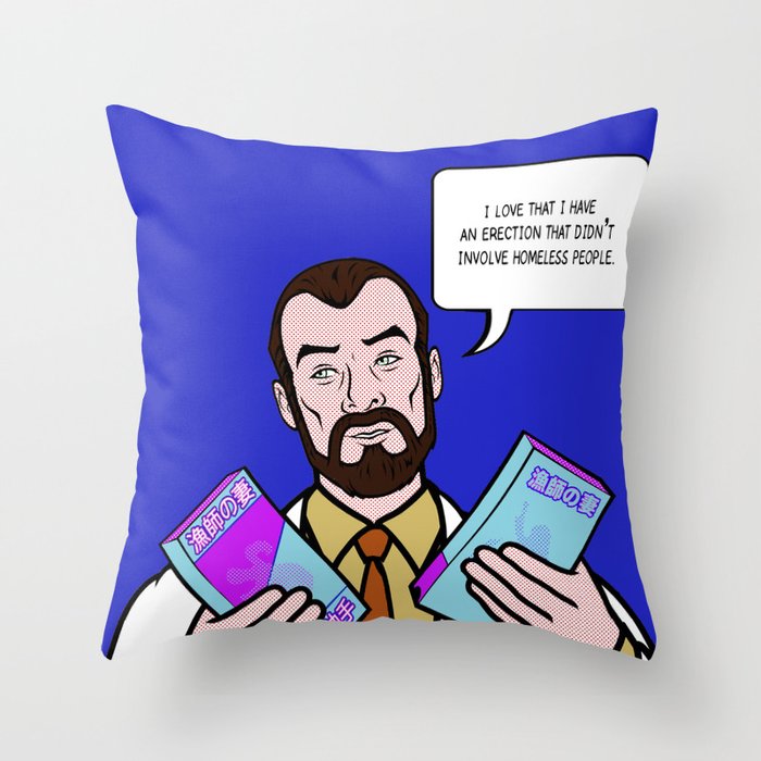 Doctor Krieger Lichtenstein Throw Pillow