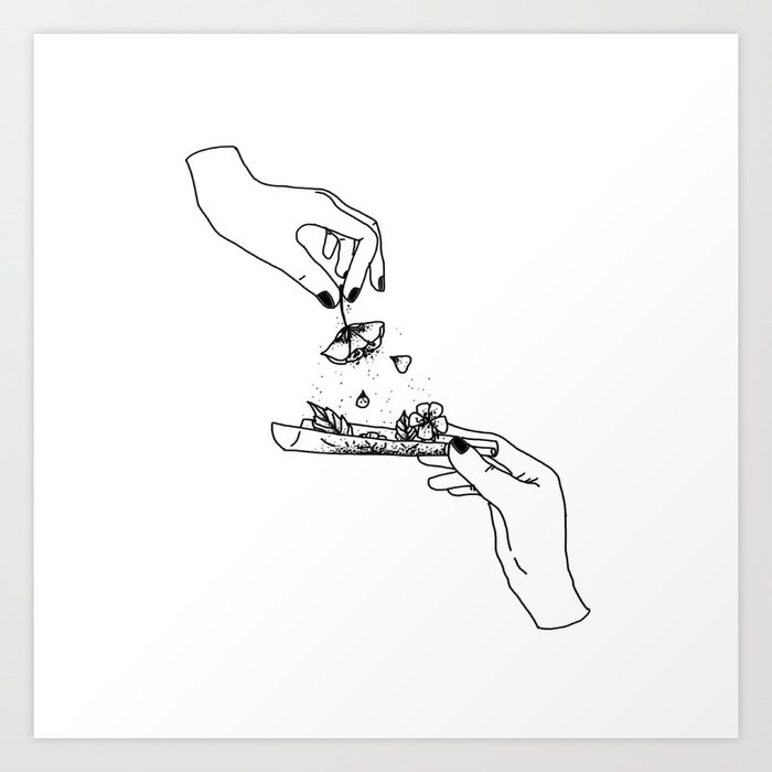 How to roll up your sadness? Kunstdrucke How to roll up your sadness? Kunstdrucke