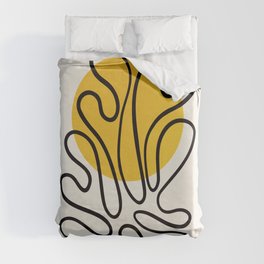 Sun Leaf: Matisse Edition | Mid Century Series Duvet Cover