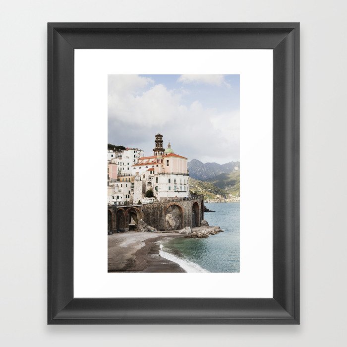 Amalfi Coast, Atrani Framed Art Print by josephandjaime Society6