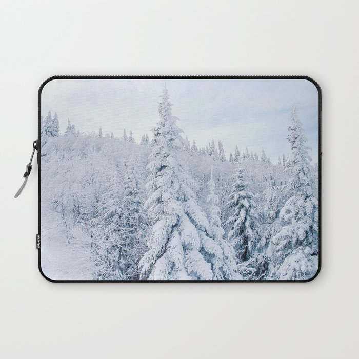 Snow covered forest Laptop Sleeve