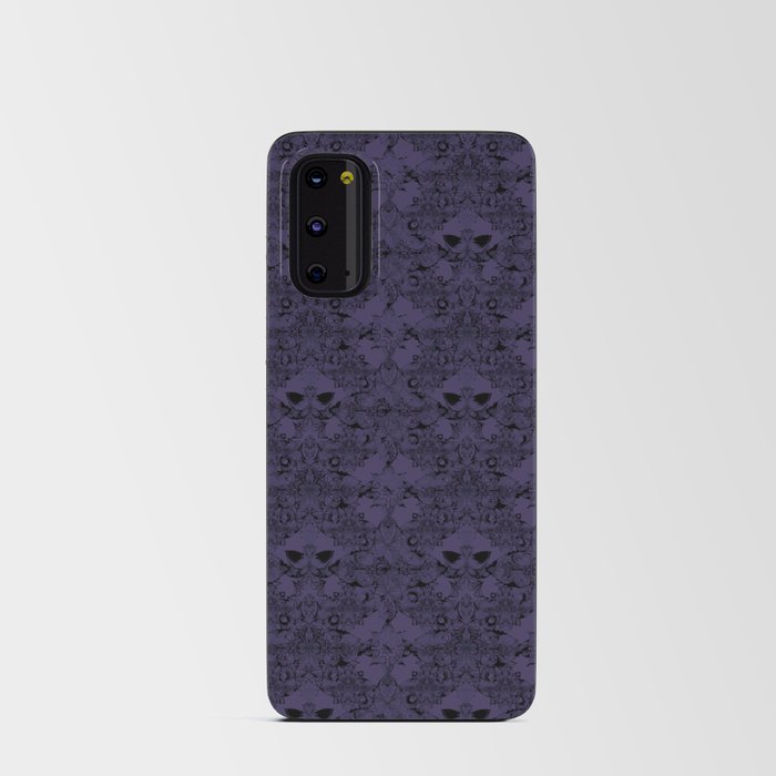 Boho purple butterfly  Android Card Case