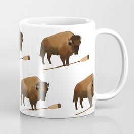 Bison Rowing Coffee Mug