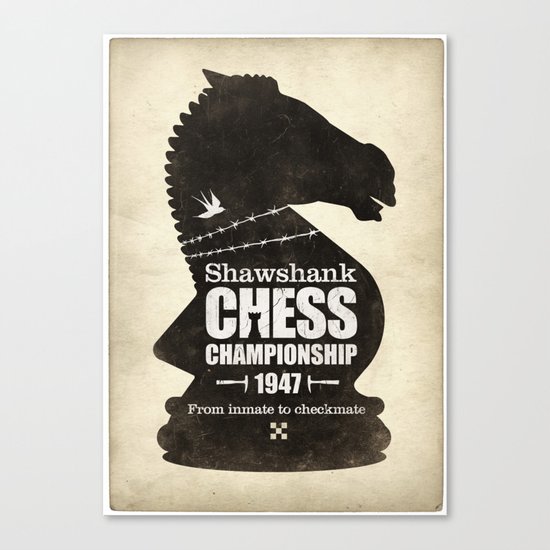 Shawshank Chess Championship Canvas Print