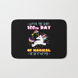 Days Of School 100th Day 100 Magical 3rd Grader Bath Mat