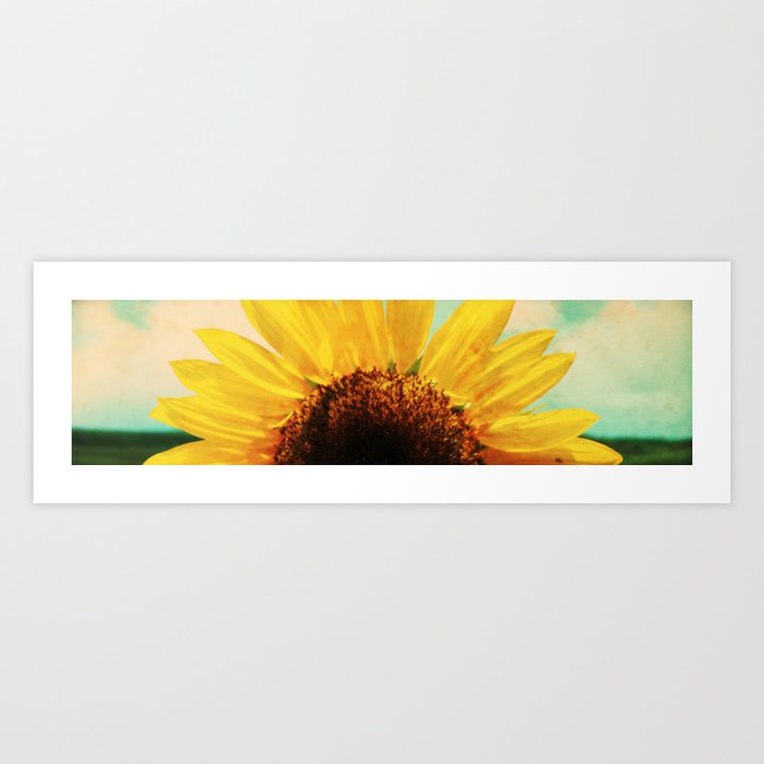The Energy of Sunflower Art Print