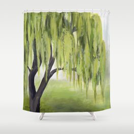 Weeping Willow Shower Curtains For Any, Weeping Willow Tree Shower Curtain