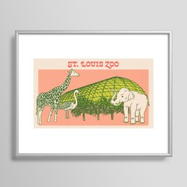 St. Louis Zoo Framed Art Print