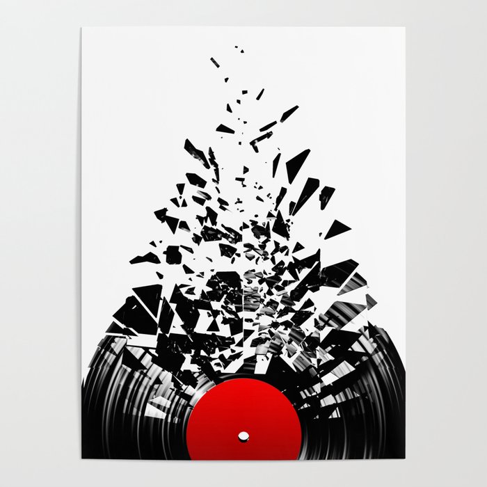 Vinyl shatter Poster