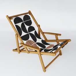 Mid-Century Modern Pattern No.1 - Concrete and Wood Sling Chair