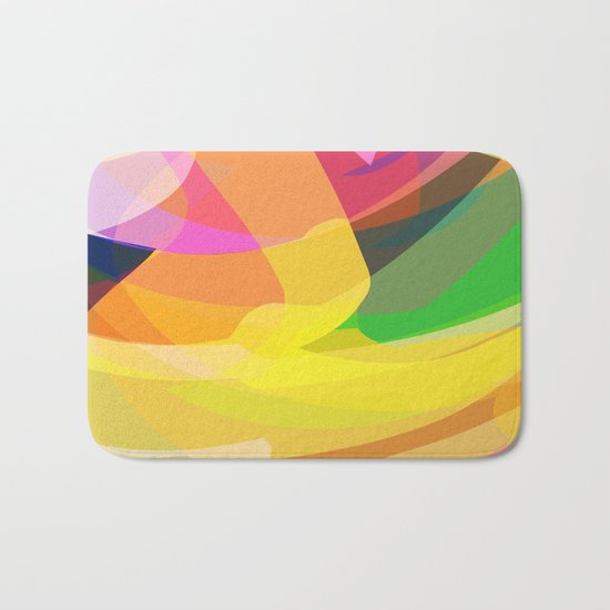 abstract print Bath Mat