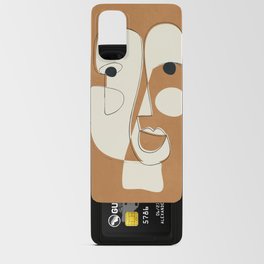 Abstract Face 02 Android Card Case