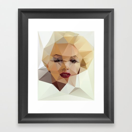 Monroe. Framed Art Print