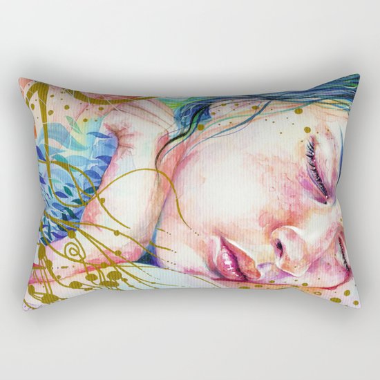 Golden Dreams Rectangular Pillow