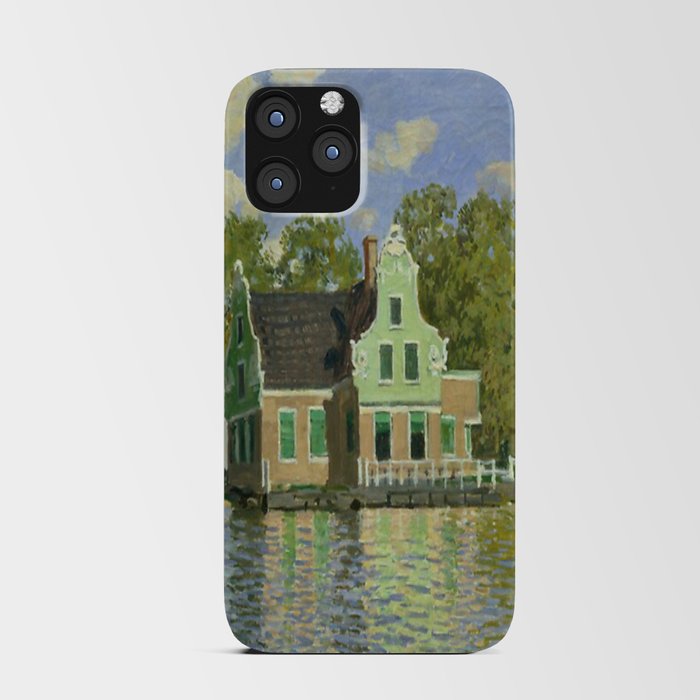 Claude Monet - Houses on the Zaan River at Zaandam  iPhone Card Case