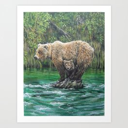 Bear Today, Gone Tomorrow? Art Print