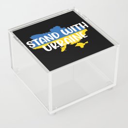 Stand With Ukraine Acrylic Box