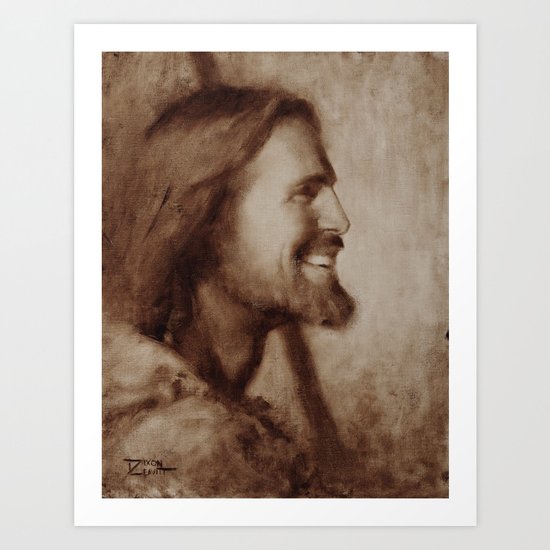 My Savior, My Friend Art Print