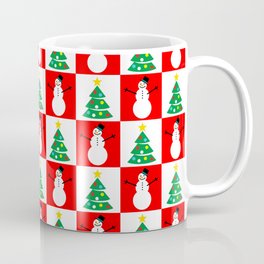 Snow Persons & Christmas Trees Coffee Mug