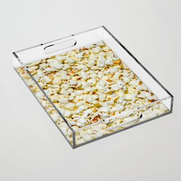 Popcorn Movies Snack Food Photography Pattern Acrylic Tray
