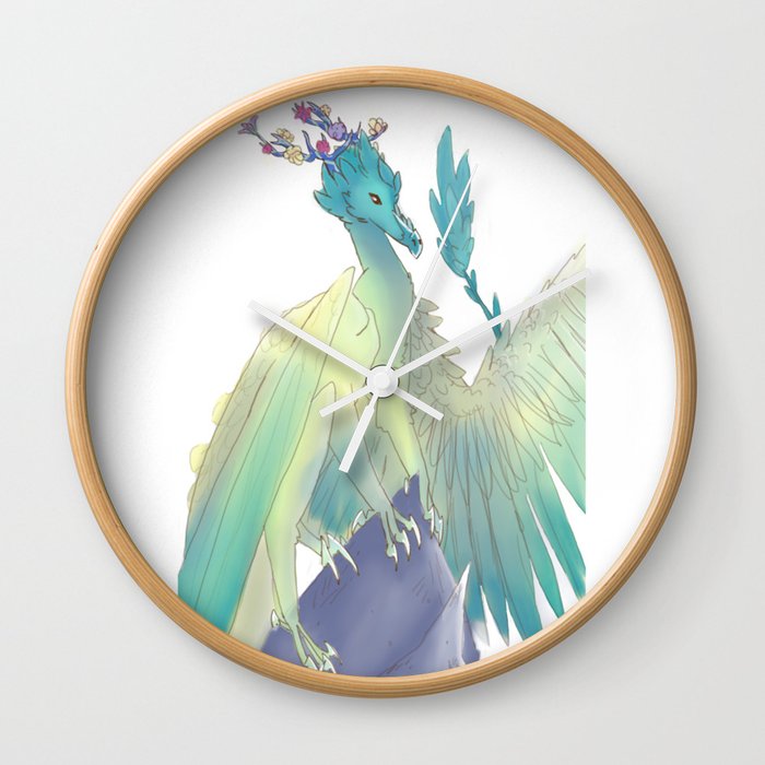 Dragon of Paradise Wall Clock